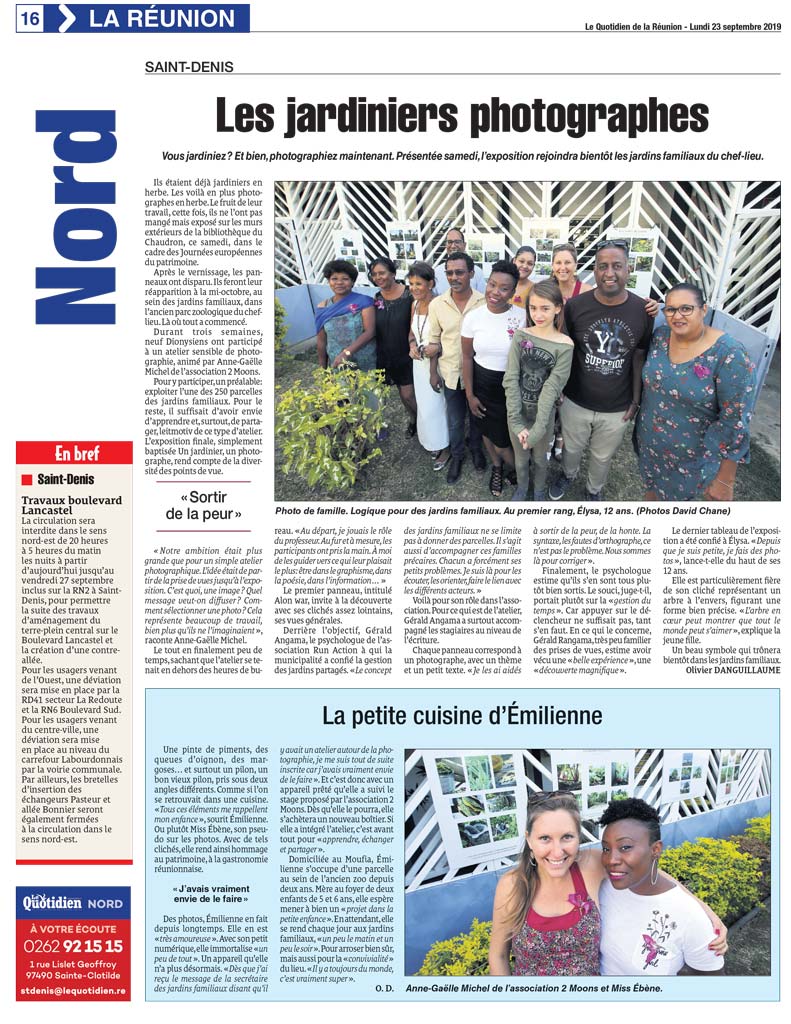 Le Quotidien - Vernissage photos